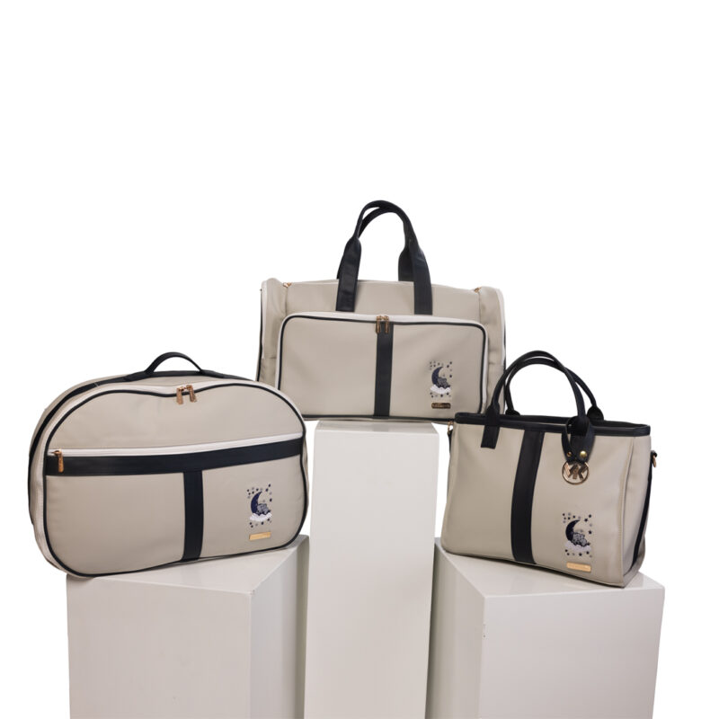 Travel, Round Bag and Tote Bag Set