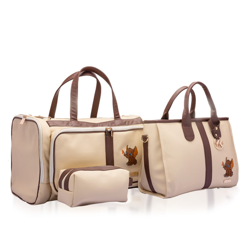 Tote Bag, Travel Bag and Wash Bag Set